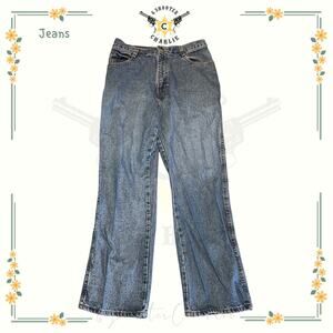 Gitano Vintage Mom Straight Denim Jeans Sz 14 Blue High Rise Jamaica